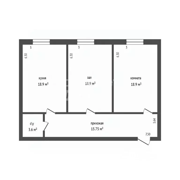 2-к кв. Дагестан, Дербент просп. Агасиева, 18Ж (80.0 м) - Фото 2