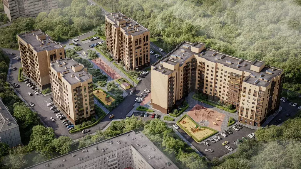 2-к. квартира, 54,4 м, 5/9 эт. - Фото 1