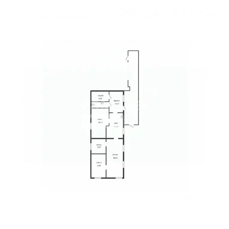 Дом в Кемеровская область, Ленинск-Кузнецкий ул. Нахимова, 17 (76 м) - Фото 1