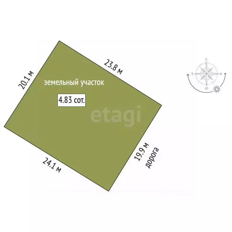 Участок в Ханты-Мансийский АО, Сургут  (4.83 сот.) - Фото 1