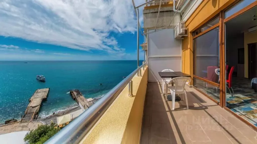 1-к кв. Крым, Ялта муниципальный округ, Кореиз пгт ул. Прибрежная, 1А ... - Фото 2