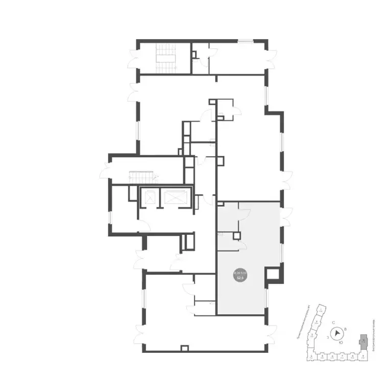 Помещение свободного назначения в Санкт-Петербург пос. Шушары,  (53 м) - Фото 1
