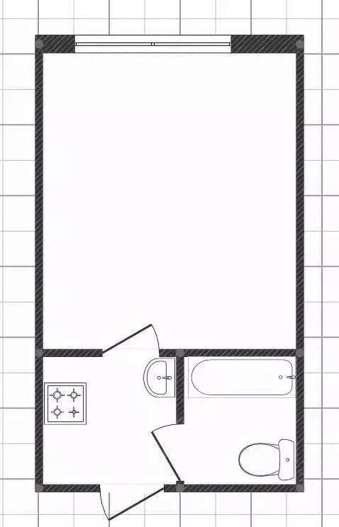1-к кв. Липецкая область, Липецк ул. Вермишева, 17/1 (17.0 м) - Фото 2