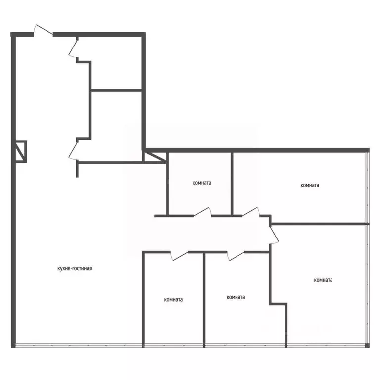 3-к кв. Воронежская область, Воронеж ул. Куколкина, 18 (200.3 м) - Фото 1