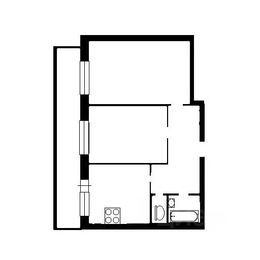 2-к кв. Ленинградская область, Сертолово Всеволожский район, ул. ... - Фото 2