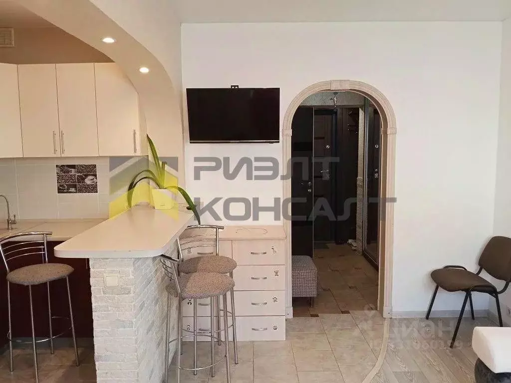 Студия Омская область, Омск ул. Малиновского, 18к3 (28.2 м) - Фото 1