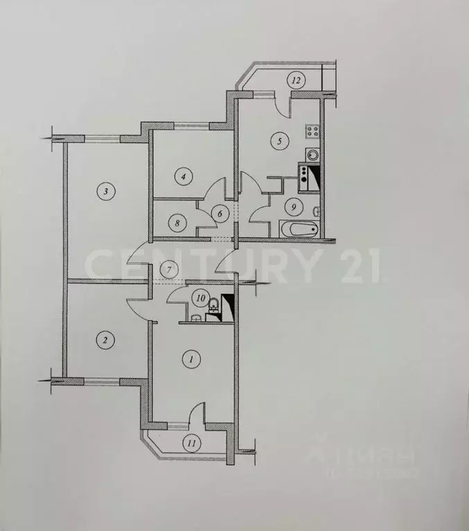 4-к кв. Московская область, Балашиха Авиаторов мкр, ул. Кожедуба, 8 ... - Фото 2