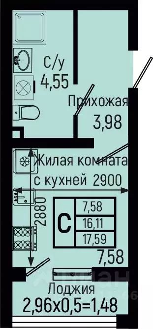 Студия Краснодарский край, Туапсинский муниципальный округ, с. Небуг ... - Фото 0