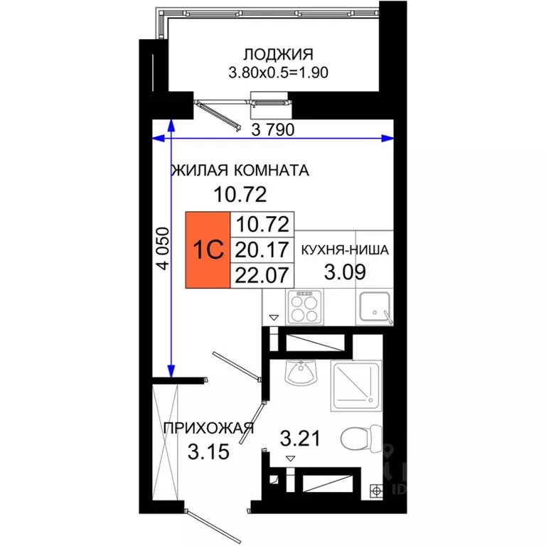 Студия Ростовская область, Ростов-на-Дону Элеваторный пер., 6/2Б ... - Фото 0