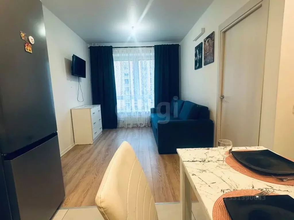 Студия Москва просп. Новосередневский, 17к2 (32.6 м) - Фото 1
