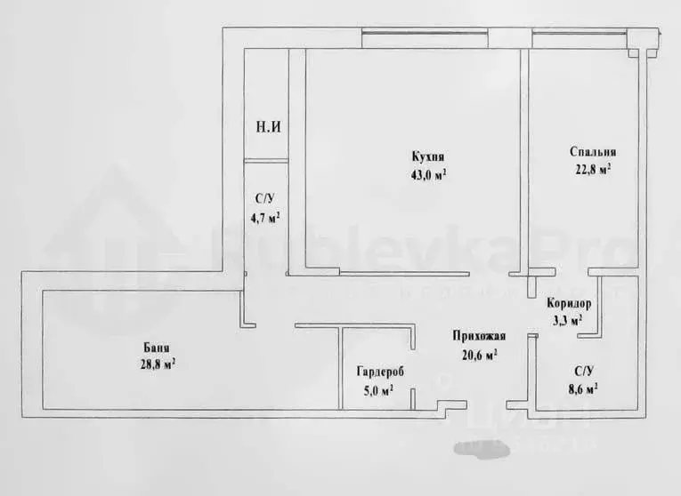 2-к кв. Московская область, Одинцовский городской округ, д. Семенково, ... - Фото 2