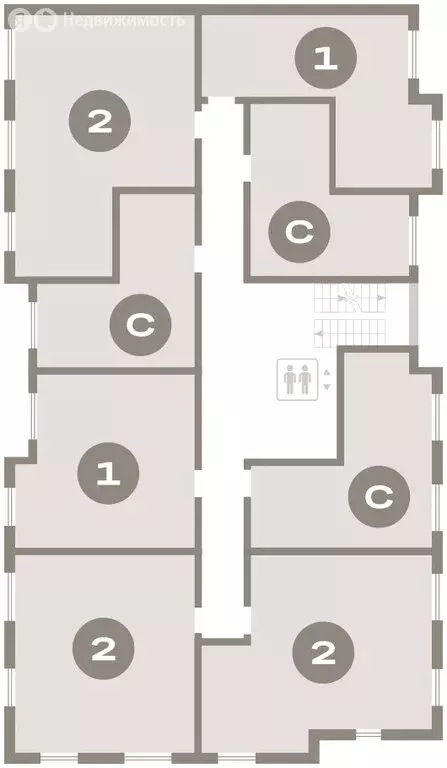 Квартира-студия: городской посёлок Новоселье, ЖК Брусника (34.56 м) - Фото 2