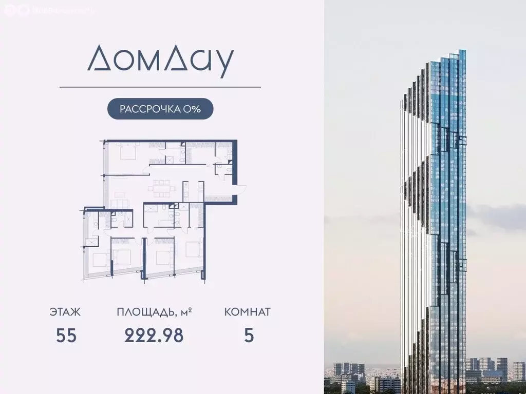 5-комнатная квартира: Москва, Краснопресненская набережная, 14с3 ... - Фото 0