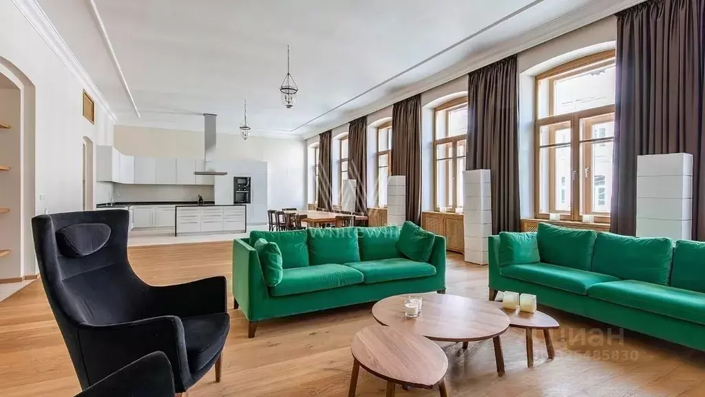 3-к кв. Москва Мясницкая ул., 24/7С3 (182.0 м) - Фото 1