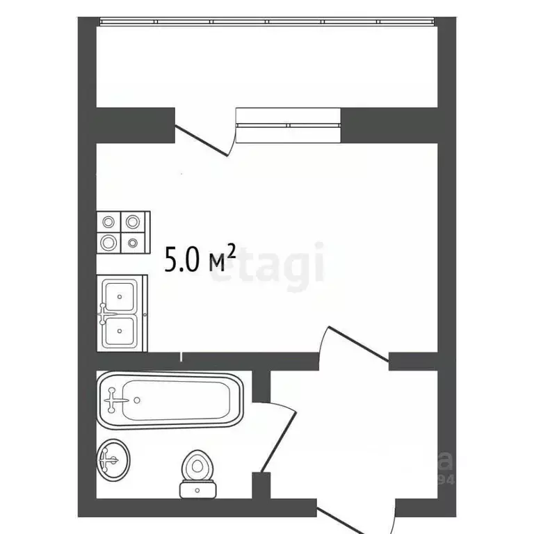 Студия Мордовия, Саранск ул. Косарева, 15А (27.0 м) - Фото 2