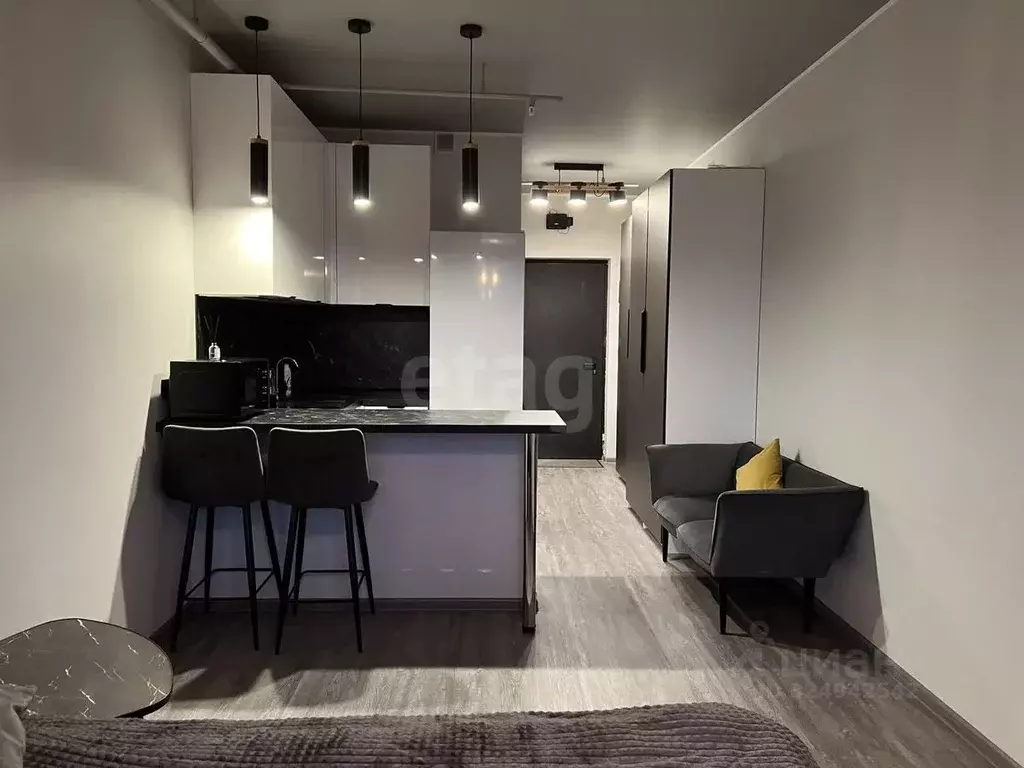 Студия Москва 1-я Магистральная ул., 25 (24.7 м) - Фото 1