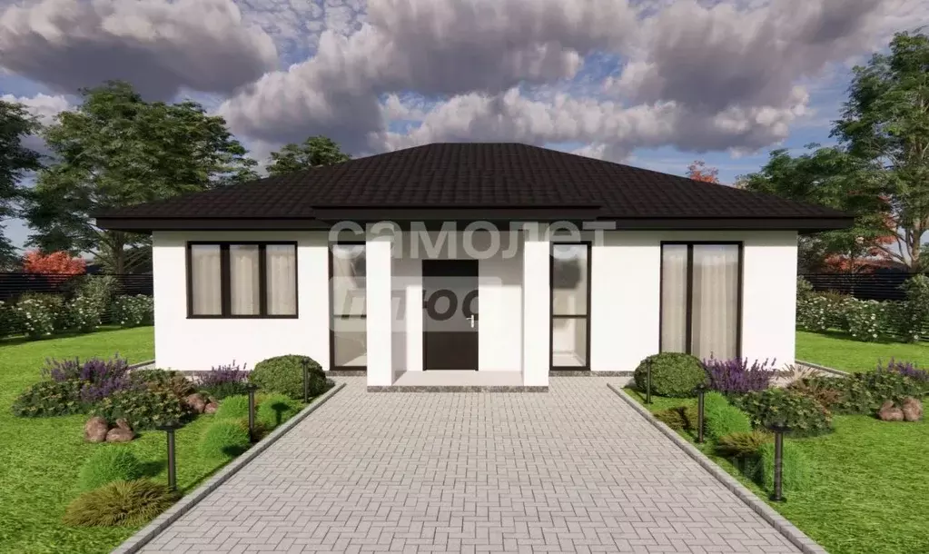 Дом в Башкортостан, Октябрьский Радужный мкр, ул. Красная (100 м) - Фото 1