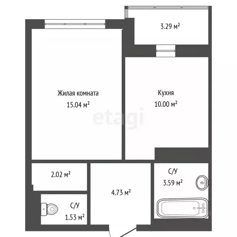 1-к кв. Воронежская область, Воронеж ул. Ломоносова, 80 (40.0 м) - Фото 1