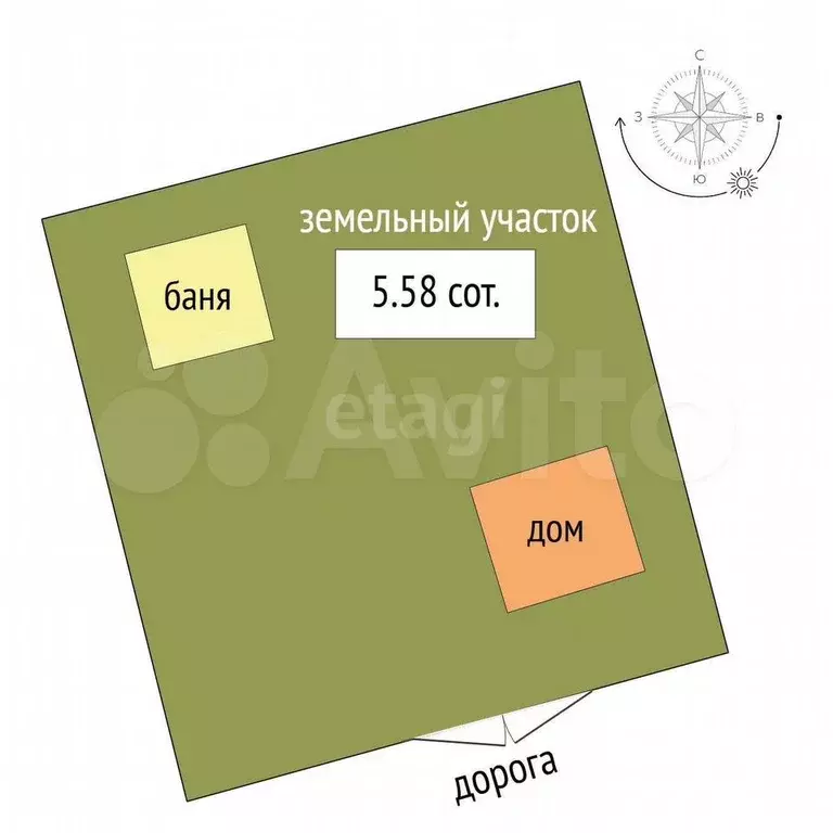 Дача 25 м на участке 6 сот. - Фото 1