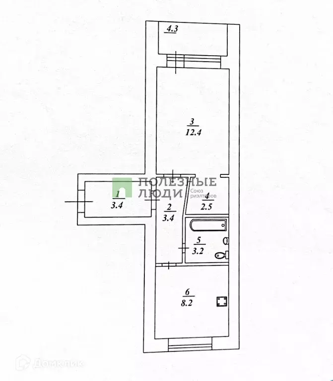 Продаётся 1-к квартира, 33 м - Фото 0