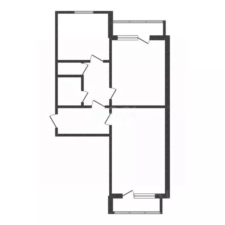 2-к кв. Белгородская область, Белгородский район, Северный городское ... - Фото 2