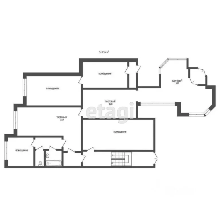 Офис в Ямало-Ненецкий АО, Новый Уренгой Советский мкр, 8/2 (136 м) - Фото 2