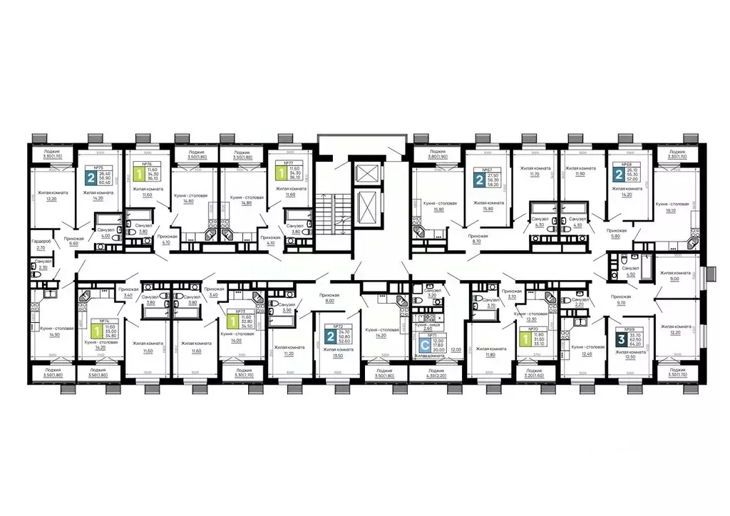 1-к кв. Адыгея, Тахтамукайский район, Яблоновский пгт  (34.5 м) - Фото 2