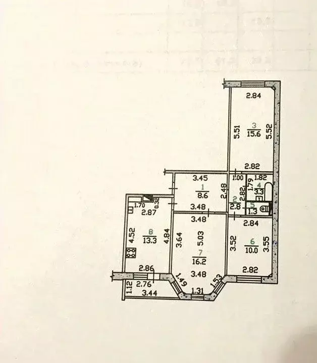 3-к кв. Орловская область, Орел Приборостроительная ул., 55 (71.1 м) - Фото 1