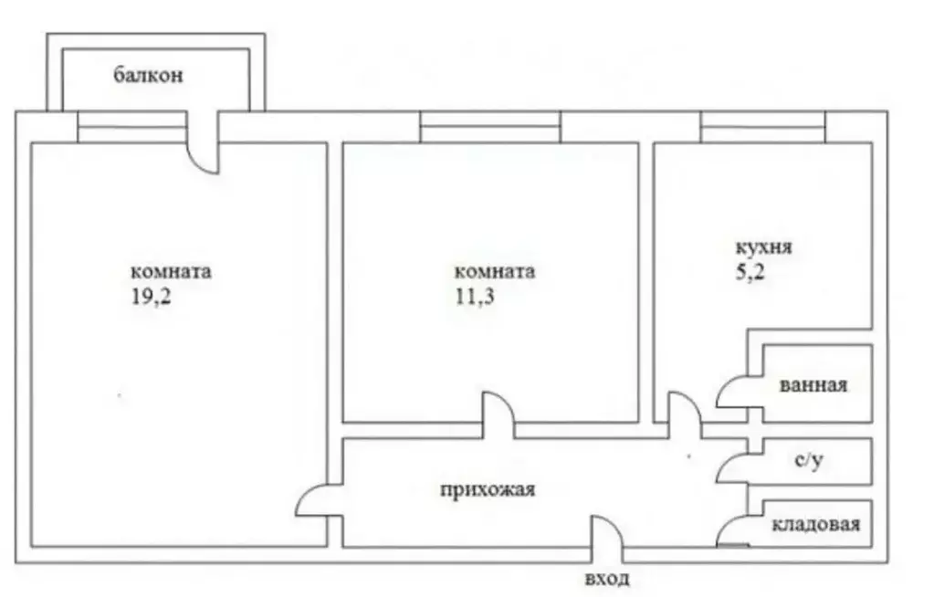 2-к кв. Тульская область, Тула ул. Новоселов, 4к2 (49.9 м) - Фото 1