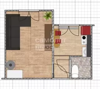 1-к кв. Алтайский край, Бийск ул. Имени Героя Советского Союза ... - Фото 2