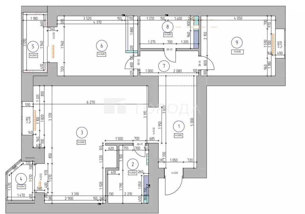 3-к кв. Алтайский край, Барнаул ул. Аванесова, 44 (85.9 м) - Фото 2