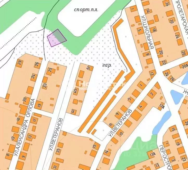 Участок в Кировская область, Киров ул. Александра Орлова, 25 (11.67 ... - Фото 2