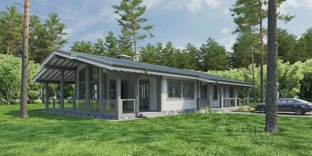 Коттедж в Ленинградская область, Всеволожский район, Бугровское ... - Фото 1