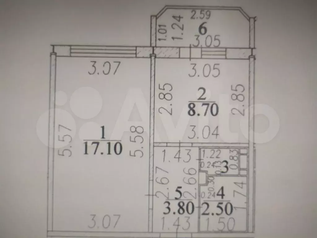 1-к. квартира, 33,1 м, 9/9 эт. - Фото 0