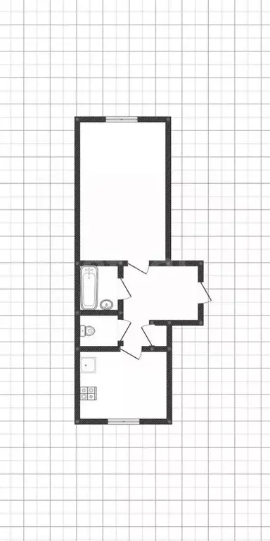 1-к кв. Иркутская область, Ангарск 12А мкр, 4 (35.3 м) - Фото 1