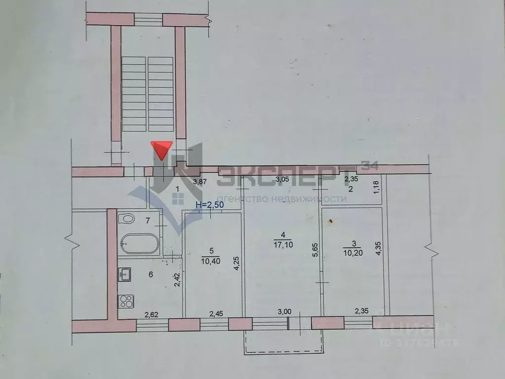 3-к кв. Волгоградская область, Волгоград Электролесовская ул., 5А ... - Фото 0