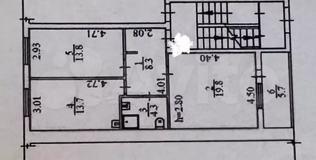 2-к. квартира, 60 м, 2/4 эт. - Фото 0