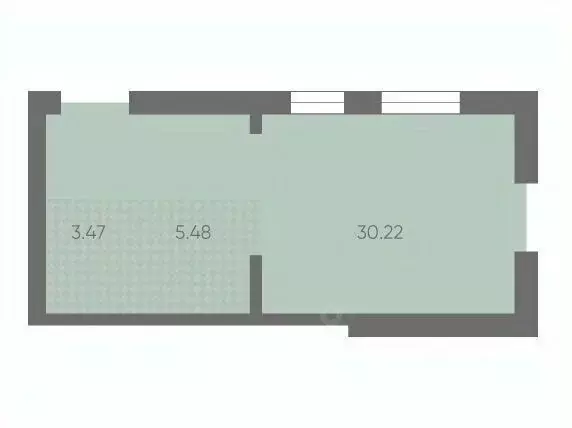 Офис в Санкт-Петербург Морская миля жилой комплекс (39 м) - Фото 1