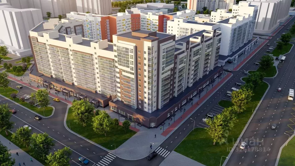 1-к кв. Башкортостан, Уфа Дагестанская ул., лит13 (38.5 м) - Фото 2