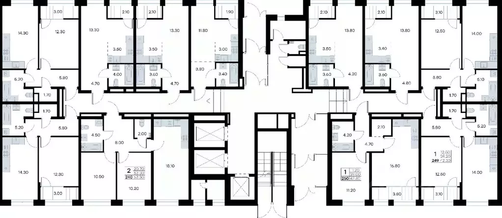 2-к кв. Приморский край, Владивосток ул. Нейбута, 135 (53.3 м) - Фото 2