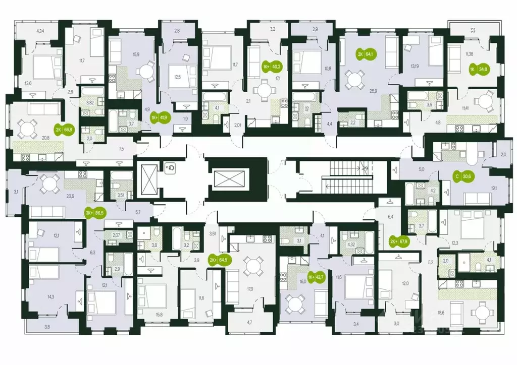 3-к кв. Забайкальский край, Чита Каштакский мкр,  (67.9 м) - Фото 1