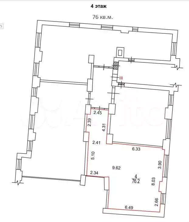 Офис в стиле Лофт в особняке класса А, 154 м - Фото 1