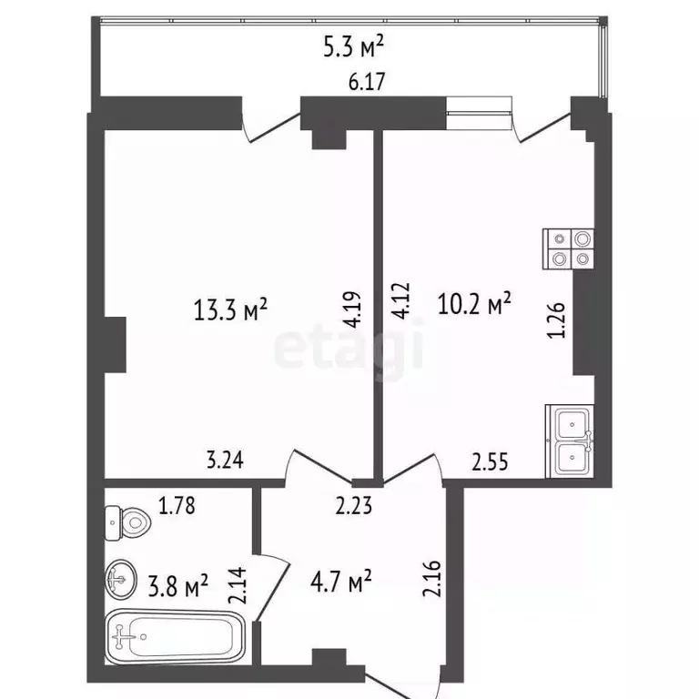 1-к кв. Краснодарский край, Анапа муниципальный округ, с. Супсех ул. ... - Фото 2