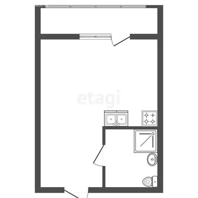 Квартира-студия: Кудрово, Пражская улица, 13 (21.8 м) - Фото 0