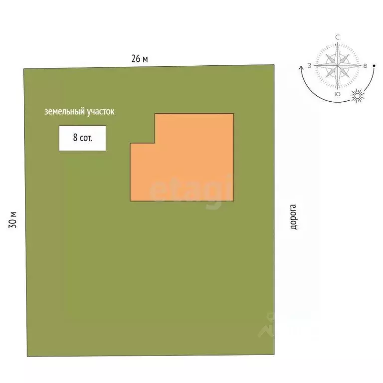 Дом в Ямало-Ненецкий АО, Муравленко Уютный мкр, пер. Садовый, 5 (114 ... - Фото 2