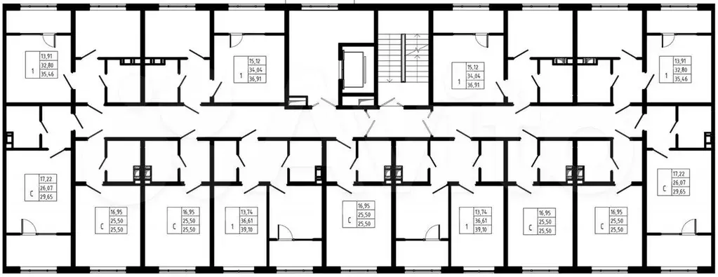 1-к. квартира, 39,1 м, 4/8 эт. - Фото 1