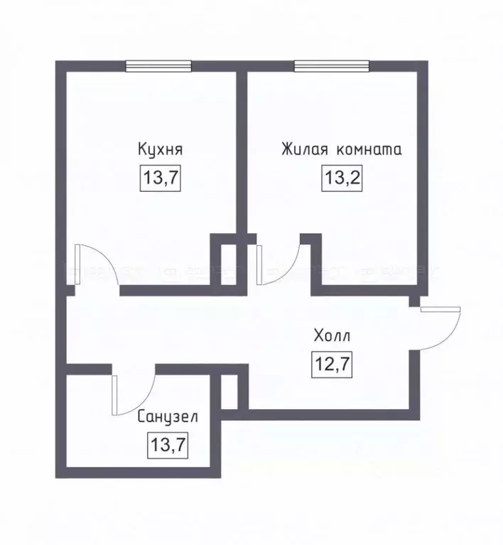 1-к кв. Татарстан, Пестречинский район, Богородское с/пос, д. Куюки, ... - Фото 2