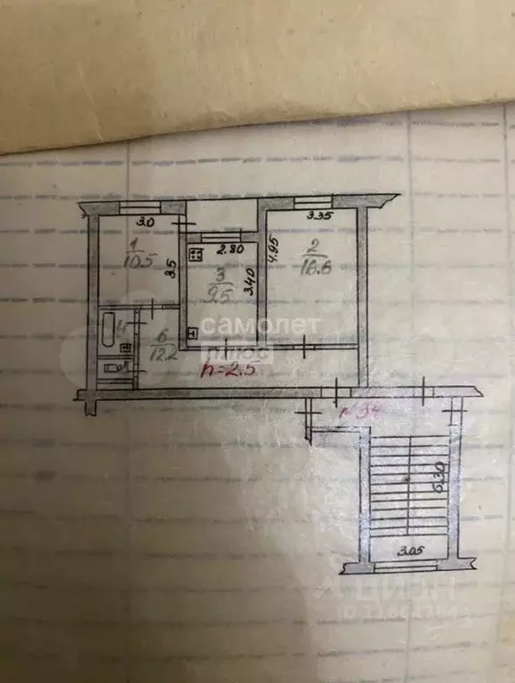 2-к кв. Дагестан, Дербент просп. Агасиева, 17 (55.0 м) - Фото 2