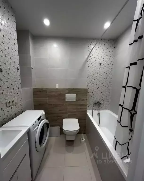 1-к кв. Тюменская область, Тюмень ул. Лесопарковая, 1к1 (39.0 м) - Фото 2