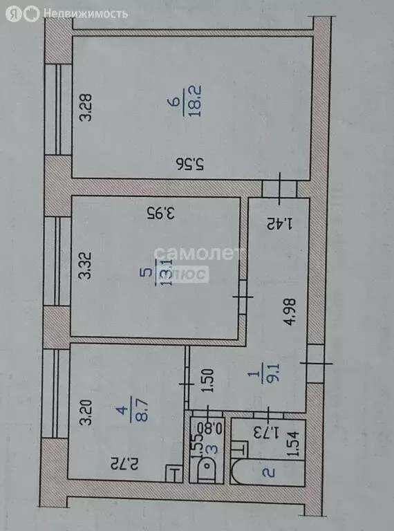 2-комнатная квартира: Новочебоксарск, Советская улица, 27 (53 м) - Фото 0